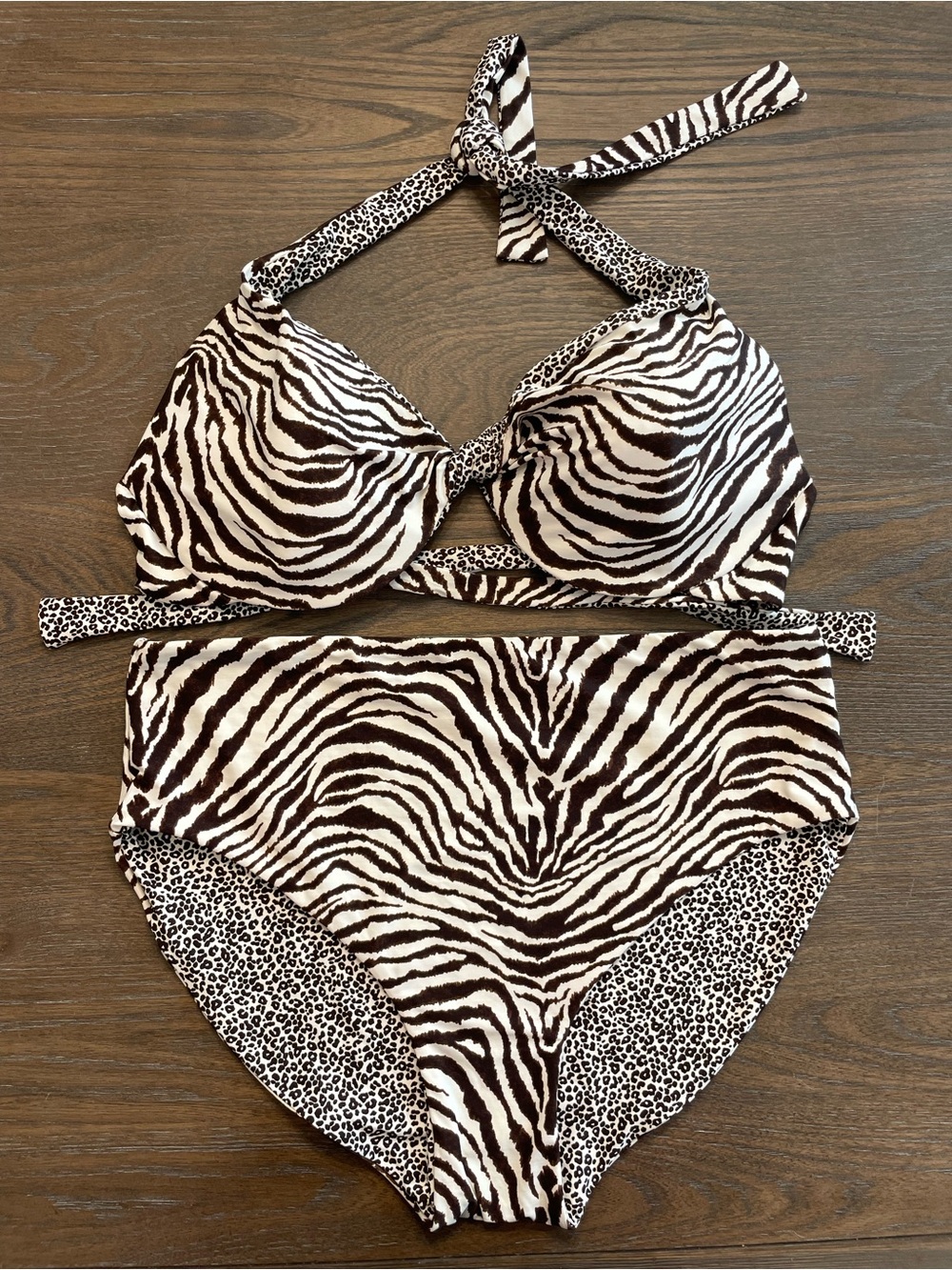 La Blanca Printed Halter Bikinis